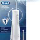 Oral-B Water Flosser Advanced, Cordless Portable Oral Irrigator Handle with 2 Nozzles