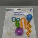 Learning Resources Helping Hands Fine Motor Tool Set Toy - 4 Pieces, Ages 3+ Fine Motor and Sensory Play Toys, Toddler Tweezers, Sensory Bin Toys