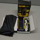 Tire Inflator Portable Air Compressor, 150 PSI Portable Tire Inflator for Car with Digital Gauge, Air Pump for Inflatables with LED & Auto Shut-Off, Ideal for Car, Motorcycle, Bicycle and Ball (Black)