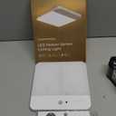 FULEN Motion Sensor Ceiling Light Fixture, Cordless Closet Light Battery Operated, Rechargeable Magnetic Mount LED Shower Light for Bathroom,Stairs,Garage,Hallway,3 Color Temperatures,Remote Control (1 Pack, White)