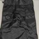 EcoNour 2 Pack Back Seat Protector for Kids Feet | Premium Waterproof Kick Mats with 2 Pocket Organizer | Backseat Cover for Vehicles to Protect from Dirt, Mud & Scratches | Travel Accessories (Black 22 Inch)