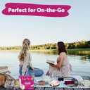 ONETANG Freeze-Dried Fruit Peach Chips, 9 Pack Single-Serve Pack, Non GMO, Kosher, No Add Sugar, Gluten free, Vegan, Holiday Mothers Day Gifts, Healthy Snack 0.35 Ounce, Best By: JUN/02/2026