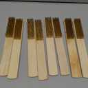 CHILDWEET Rust and Grime Removal Brush 8Pcs File Cleaning Brushes Wooden Handle for Sturdy Use
