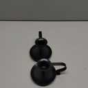 Black Metal Taper Candle Holders Set of 2, Vintage Chamberstick Candle Holder with Handle for Taper Candles, Farmhouse Rustic Candle Holders for Table Decor, Halloween Christmas Decoration