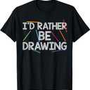 Cool Drawing Art for Men Women Sketch Pencil Artist Lovers T-Shirt