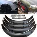 Universal Flexible Car Fender Flares Extra Wide Body Wheel Arches (4*Small)