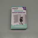 Outlet Cover BOX Baby Proofing (1-Pack) Patented Dual-Lock for Much Better Toddler Proofing, Easy Operation, Simple 3 Step Install with Included Screws. Provides Extra Space Inside for Plugs,Adapters (White)