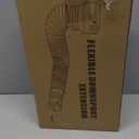 2 Pack Flexible Gutter Downspout Extensions Extendable from 21" to 67", Downspout Extender Comes with Adapters, Thickened Down spout Drain Extension for Rainwater Drainage(White)