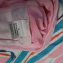 ROSEWE Two Piece Tankini Swimsuits for Women, Tummy Control Bathing Suit with Skirt, V-Neck Swimdress Pink Striped (L)