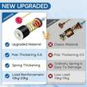 2026 Upgraded DC97-16350U DC97-16350T Washer Suspension Rods for Samsung WA50R5200AW/US WA50R5400AV/US WA45T3200AW/A4 WA45N3050AW/A4 WA50R5400AW/US Washing Machine Replace DC97-05280W DC97-16350S 4PCS