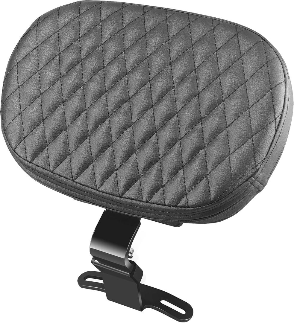 Adjustable Driver Rider Backrest Quick Release for Harley Softail Models Fatboy Heritage 2018-2025 (57-GB-1)