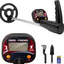 GDDREAM Metal Detector, Adjustable 17"-32" Metal Detector for Kids with LCD Display, Lightweight Kids Metal Detector Kit with 6" IP68 Waterproof Search Coil, Gift for Boys & Girls