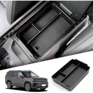 smabee Center Console Organizer for 2024 2025 Hyundai Santa Fe Armrest Storage Box ABS Storage Tray Insert Interior Accessories Black smabee Center Console Organizer for 2024 2025 Hyundai Santa Fe Armrest Storage Box ABS Storage Tray Insert Interior Accessories Black
