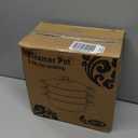 Steamer Pot for Cooking 11 inch Stainless Steel, 3-tier Multipurpose 18/8 Stainless Steel Steam Pot Cookware with Lid for Vegetable, Dumpling, Stock, Sauce, Food