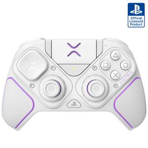PDP Victrix Pro BFG Wireless Gaming Controller for Playstation 5 / PS5, PS4, PC, Modular Esports Gamepad, Remappable Buttons, Customizable Triggers/Paddles/D-Pad/Fightpad, PC App, White