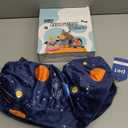 SCENEREAL Dog Cone Alternative After Surgery Donut Collar, Soft Pet Recovery Pillow Collar for Medium Large Dogs, Inflatable Adjustable Neck Collars to Prevent Licking, Planet Print E-Collars M