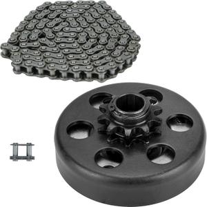Go Kart Clutch 3/4 Bore 10T with #40/41/420 Chain, for Predator 212 Centrifugal Clutch Fit for Minibike MB165 & MB200 and Honda Cloned Engines GC160, GC190, GX120, GX140, GX160, GX200. Up to 2-6.5HP