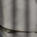 Lightweight Pleated Soft Machine Washable Bed Skirt, King Size, Off White, Solid