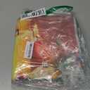 Tiamon Christmas Chair Covers Set of 6 Classic Chair Back Covers Elk Christmas Ball Candle Snowman Candy Cane Dining Room Washable Slipcovers Removable Seat Protector for Xmas Party Kitchen Decoration