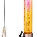 Mimosa Tower Dispenser,3L Drink Tower with Ice Tube & LED Light, 3.17 Qt./100oz Upgrade Tabletop Beer Towers Dispenser with Leakproof Spigot & Brush for Juice Beverage, Parties Bars Restaurants