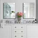 Decorative Wall Mirror Gorgeous Silver Mirror for bedrooms, bathrooms, entryways hallways, Living Room and Dining Room Walls 20x28