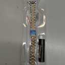 MioHHR Slim Metal Band Compatible with Apple Watch Band 42mm(Series 11 10) 41mm(Series 9 8 7) 40mm(Series 6 5 4 SE3/ 2/ 1) 38mm(Series 3 2 1), Stainless Steel iWatch Bands for Women, Silver/ Gold