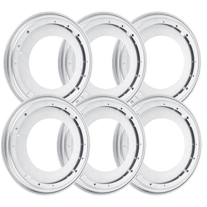 RHBLME 6 Pack 9 Inch Lazy Susan Hardware, 5/16" Thick Turntable Bearings, 1000Lbs Rotating Bearing Plate Heavy Duty Lazy Susan for Rotating Table, Corner Shelves, Book Case, Serving Tray