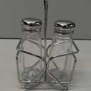 Salt and Pepper Shaker Set with Rack