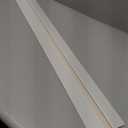 Door Draft Stopper, 36 Length Cuttable Weather Stripping Door Seal, Strong Adhesive Door Sweep for Exterior and Interior Doors (1, White)