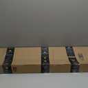 ALLBRIGHT Thermal Insulated Fabric 100% Blackout UV Protection Striped Jacquard Roller Shades for Windows,Easy to Install (LightGray, 33'')