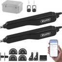 ZUMI Automatic Gate Opener, Dual Swing Smart App-Controlled Electric Opener for Gates up to 2900 lb and 20 ft, Driveway Swing Gate System with Remote Access