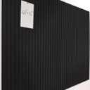 Large Cork Boards for Walls Alternative - 12 Pack Felt Wall Tiles, Slat Wall Panel, Felt Bulletin Board, Pinboard 48 x 36 for Office Home Decor - Black