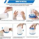 Type VI Hot Tub Filters Cartridge, 16 Pack Spa Filters Swimming Pool Pump Filter Compatible with Best-wayy, Efficient Filtration & Keep The Water Clean