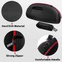 Comecase Hard Travel Case Compatible with JBL Boombox 3/ Boombox 2, Shock-Resistant Carrying Bag with Shoulder Strap & Handle, Water-Resistant, Scratch-Proof Protective Storage Case (Case Only)