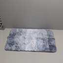 Arotive Bathroom Rug, Shaggy Soft Microfiber, Ultra Absorbent, Non Slip, Light Blue, 24" x 16"