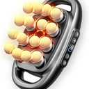 16 Head Massage Gun Deep Tissue - 2026 Upgrade 16-Drive Back Muscle Massager with 3 Modes & 30 Intensities, Portable Quiet Percussion Massager for Legs, Waist, Back, Neck, Buttocks Muscles Pain Relief (Black)