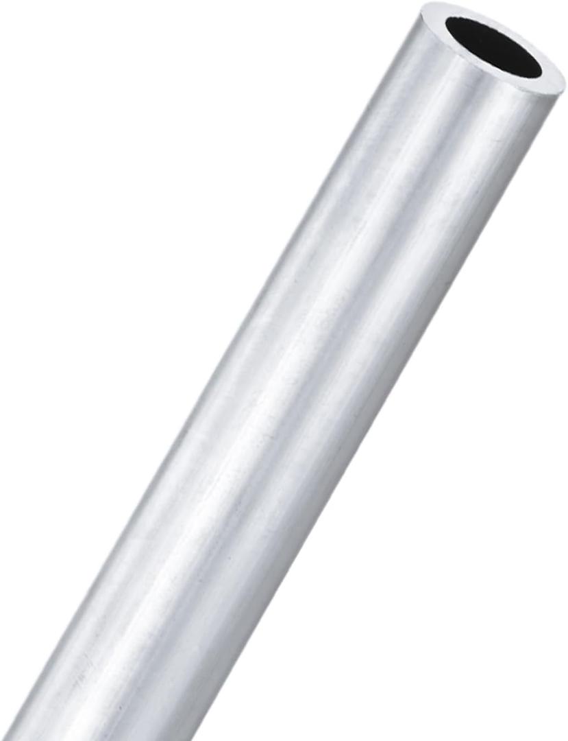1-Pack 300mm 6063 Aluminum Round Tube, 16mm ID 24mm OD Seamless Aluminum Tubing for Construction/Machining/DIY Crafting, Metal Straight Pipe [0.63"x0.94"x12"]