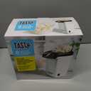 Tasty Hot Air Popcorn Popper, Healthy and Delicious Popcorn in Minutes, Fast and Easy-to-Use, Built-In Measuring Cup and Butter Warmer, 8 Cups, White