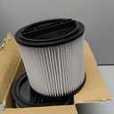 90304 Replacement Filter, 90107 dry filter, 90585 Foam Sleeve Compatible with shopvac filter 90304 90350 90333 90585, Fits Most 5 Gallon and Above Wet Dry Vacuum Cleaner (2+2+4+2+2+1)