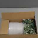 Faux Flowers with Vase,Artificial Silk Roses in Vase, Fake Plant Eucalyptus Flower Arrangement for Home Office Farmhouse Bathroom Dining Table Centerpiece Decorations Coffee Table Decor (White)