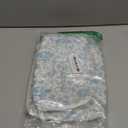 HBselect 2Pcs Initial Quilted Cotton Large Travel Cute Floral Coquette Makeup Cosmetic Toiletry Bag for Women Girls