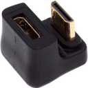 cablecc Mini HDMI 1.4 Down Opposite U 360 Degree Shape Back Angled Male to Mini Female Extension Adapter Converter