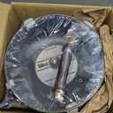 Carbon Steel Wok Pan, 11" Woks & Stir-Fry Pans with Glass Lid Cookware's, Nonstick Wok Flat Bottom Small Handmade Chinese Wok For for All Stoves