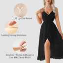 Double Sided Sticky Bra Push UP Reusable, for Large Breasts Adhesive Lifting Bras (Beige)