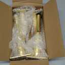 Gold Metal Furniture Legs Heavy Duty Straight Furniture Feet DIY Modern Replacement Legs for Cabinet Sofa Couch Chair-Set of 4 (Gold, 8")
