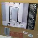 LOAAO 32x36 Inch Black Metal Framed Bathroom Mirror for Wall, Matte Black Bathroom Vanity Mirror Farmhouse, Large Rounded Rectangle Mirror, Anti-Rust, Tempered Glass, Hangs Horizontally or Vertically