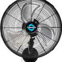 Tornado - 16 Inch Pro Series Oscillating Wall Mount Fan - High Velocity Heavy Duty Metal Wall Mount Fan for Industrial, Commercial, Residential, and Greenhouse Use - UL Safety Listed