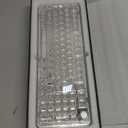 YUNZII X98 QMK/VIA Wireless Mechanical Gaming Keyboard with Knob,Tri-Mode BT5.0/USB-C/2.4GHz Hot Swappable Keyboard,Pre-lubed Switches Gasket Mount RGB Backlit for Wins/Mac (White, Snow Switch)