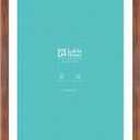 LaVie Home 20 x 30 Picture Frame Brown Poster Frame, Display Pictures 18x24 with Mat or 20x30 Without Mat, Stable and Sturdy Frame and Polished Plexiglass, Suitable for wall decoration1 Pack