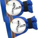 3 x Outdoor Faucet Socks - 10'H x 6.3'W for Winter Freeze Protection, 2 Piece Tap Cover, Reusable Spigot Cover - Blue